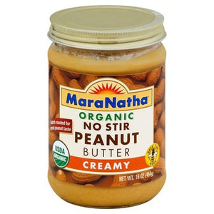 Maranatha Peanut Butter No Stir Creamy 6/16 OZ [UNFI #1899608] [ebt]