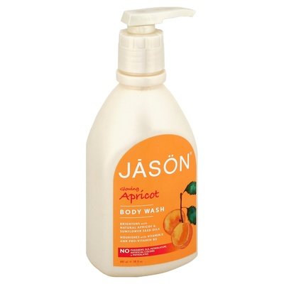 Jason Natural Products Body Wash Glowing Apricot 1/30 OZ [UNFI-CARLISLE #211581]