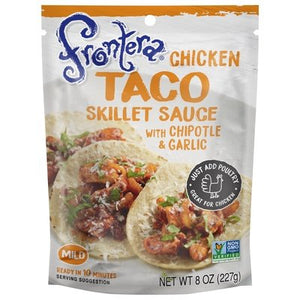 Frontera Skillet Sauce Chicken Taco Mild 6/8 OZ [UNFI #505214] [ebt]