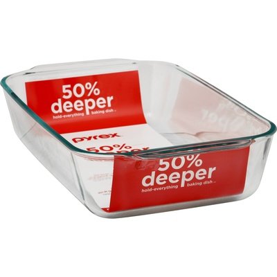 Pyrex Baking Dish Deep Glass 5 Quart 4CT [UNFI #2763985]