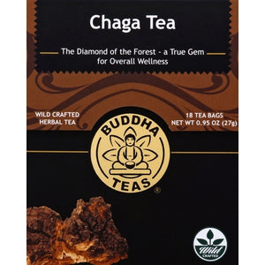 Buddha Teas Herbal Tea Chaga Bags 6/18 BAG [UNFI-CARLISLE #2600534]