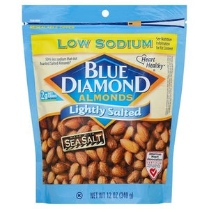 Blue Diamond Almonds Lightly Salted 6/12 OZ [UNFI #2679769] [ebt]