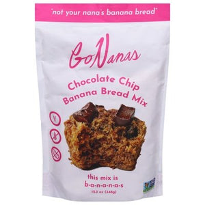 Gonanas Banana Bread Mix Chocolate Chip 6/12.3 OZ [UNFI #2878361] [ebt]