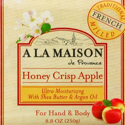A La Maison Soap Honey Crisp Apple for Hand & Body 1/8.8 OZ [UNFI-CARLISLE #1172246]