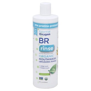 Essential Oxygen+ Mouthwash Organic Brushing Rinse Peppermint 1/16 OZ [UNFI-CARLISLE #2578490]