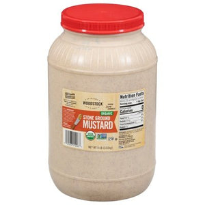 Woodstock Mustard Organic Stone Ground 4/8 LB [UNFI #778092] [ebt]
