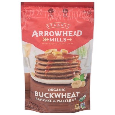 Arrowhead Mills Pancake & Waffle Mix Organic Buckwheat 6/22 OZ [UNFI #2901593] [ebt]