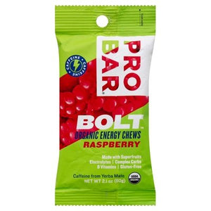 Probar Energy Chews Organic Raspberry 12/2.1 OZ [UNFI-CARLISLE #1232180] [ebt]