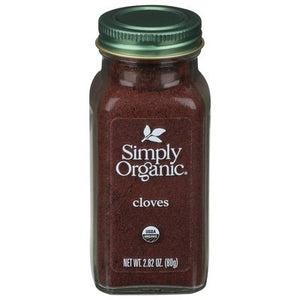Simply Organic Cloves 1/2.82 OZ [UNFI-CARLISLE #204578] [ebt]