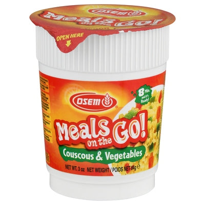 Osem Meals On The Go Couscous & Vegetables 12/3 OZ [UNFI #0964890] [ebt]