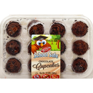 School Safe Cupcakes Chocolate 12/10.58 OZ [UNFI #01097591] [ebt]