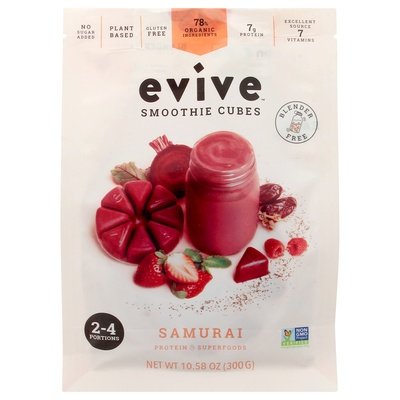 Evive Smoothie Cubes Samurai 8/10.58 OZ [UNFI #2707735] [ebt]