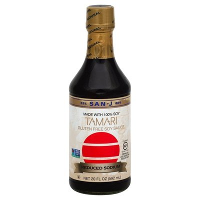 San-J Tamari Reduced Sodium 6/20 OZ [UNFI #525667] [ebt]