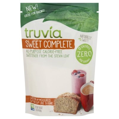 Truvia Sweetener Calorie-Free All-Purpose Sweet Complete 8/16 OZ [UNFI #2612562] [ebt]