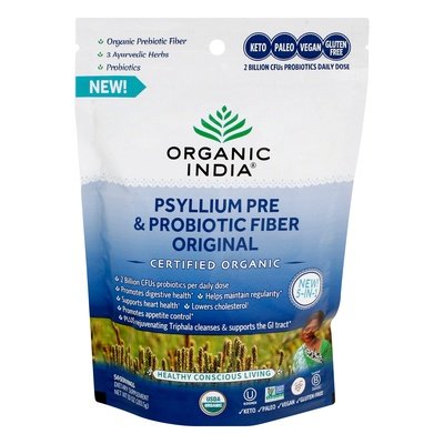 Organic India Psyllium Pre & Probiotic Fiber Original 1/10 OZ [UNFI-CARLISLE #2974921]