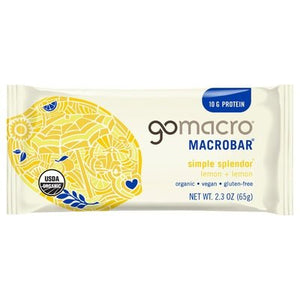 Gomacro Macrobar Lemon + Lemon 12/2.3 OZ [UNFI-CARLISLE #2692481] [ebt]