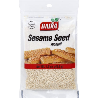 Badia Spices Sesame Seed 12/1.5 OZ [UNFI-CARLISLE #0837351] [ebt]