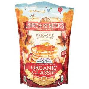 Birch Benders Pancake & Waffle Mix Organic Classic Family Size 6/40 OZ [UNFI #2731560] [ebt]
