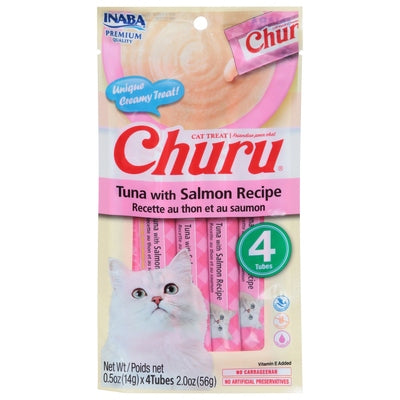 Inaba Cat Treats Tuna With Salmon Recipe 8/2 OZ [UNFI-CARLISLE #03017910]