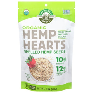 Manitoba Harvest Hemp Seeds Shelled Organic 1/7 OZ [UNFI-CARLISLE #1508134] [ebt]
