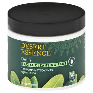 Desert Essence Facial Cleansing Pads Daily 1/50 PADS [UNFI-CARLISLE #375089]