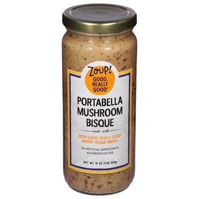 Zoup! Good, Really Good Bisque Portabella Mushroom 6/16 OZ [UNFI #2961787] [ebt]