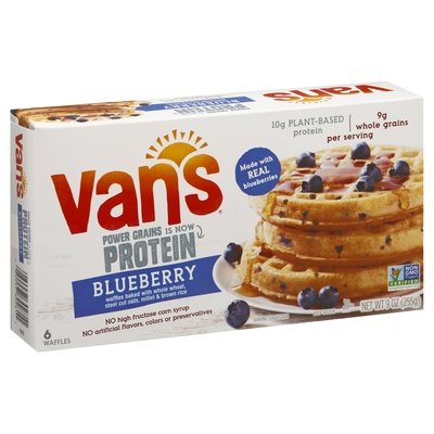 Vans International Foods Waffles Blueberry 12/9 OZ [UNFI #2282663] [ebt]