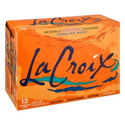 Lacroix Sparkling Water Orange 2/12/12 OZ [UNFI #230854] [ebt]