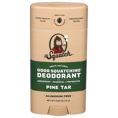 Dr Squatch Deodorant Odor Squatching Pine Tar 1/2.65 OZ [UNFI-CARLISLE #3038916]
