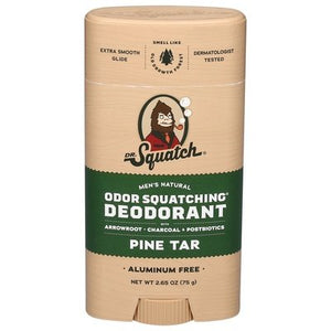 Dr Squatch Deodorant Odor Squatching Pine Tar 1/2.65 OZ [UNFI-CARLISLE #3038916]
