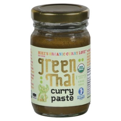 Mikes Organic Curry Love Curry Paste Green Thai Medium Spicy 6/4.23 OZ [UNFI #2680486] [ebt]