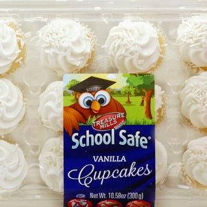 School Safe Cupcakes Vanilla 12/10.58 OZ [UNFI #01097583] [ebt]