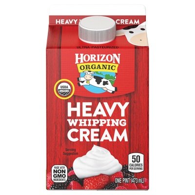 Horizon Heavy Whipping Cream 12/16 OZ [UNFI #945634] [ebt]
