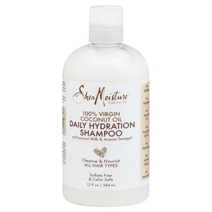 Shea Moisture Shampoo Daily Hydration 100% Virgin Coconut Oil 1/13 OZ [UNFI-CARLISLE #2847838]