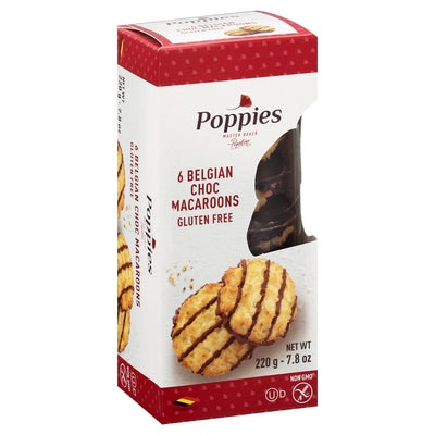 Poppies Macaroons Belgian Choc 12/7.8 OZ [UNFI #1547751] [ebt]
