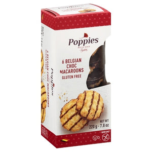 Poppies Macaroons Belgian Choc 12/7.8 OZ [UNFI #1547751] [ebt]