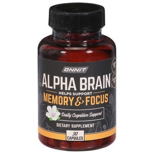 Onnit Alpha Brain Memory & Focus Capsules 1/30 CT [UNFI-CARLISLE #1200468]