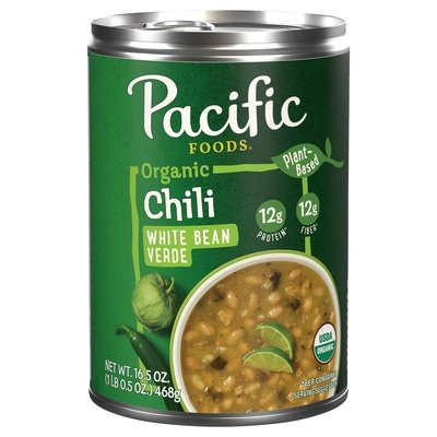 Pacific Foods Soup Organic Wheat Bean Verde Chili 12/16.5 OZ [UNFI #2886570] [ebt]