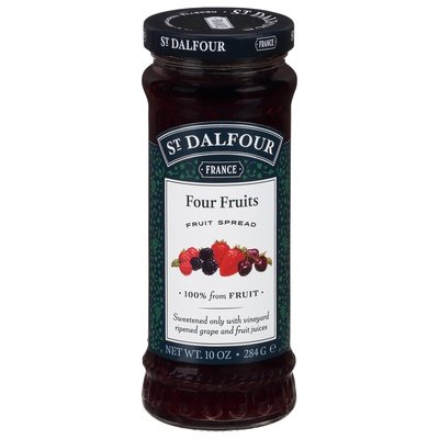 St Dalfour Fruit Spread Four Fruits 6/10 OZ [UNFI #316265] [ebt]