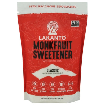 Lakanto Monkfruit Sweetener With Erythritol Classic 8/28.22 OZ [UNFI #1742782] [ebt]