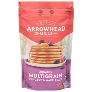 Arrowhead Mills Pancake & Waffle Mix Organic Multigrain 6/22 OZ [UNFI #2901627] [ebt]