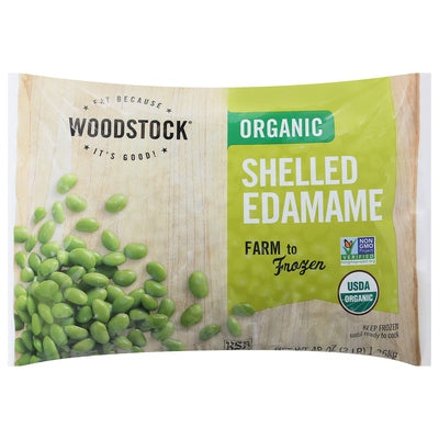 Woodstock Shelled Edamame Organic 6/3 LB [UNFI #814269] [ebt]