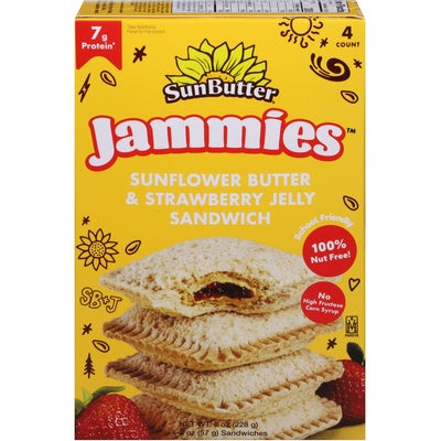 Sunbutter Sandwich Sunflower Butter & Strawberry Jelly 8/8 OZ [UNFI #03147717] [ebt]