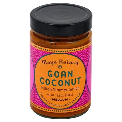 Maya Kaimal Indian Simmer Sauce Medium Goan Coconut 6/12.5 OZ [UNFI #1534106] [ebt]