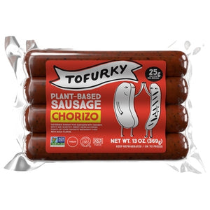 Tofurky Sausage Chorizo Plant-Based 5/13 OZ [UNFI #03032679] [ebt]