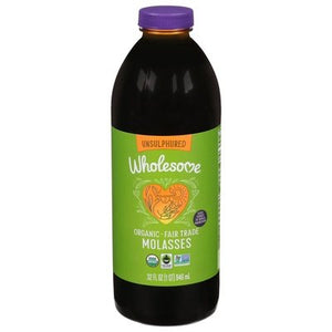 Wholesome Molasses Organic Unsulphured 12/32 OZ [UNFI #452078] [ebt]