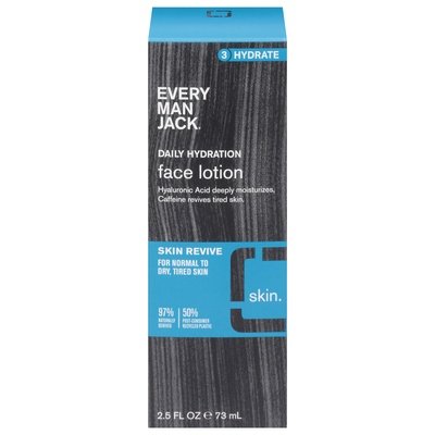 Every Man Jack Face Lotion Skin Revive 1/2.5 OZ [UNFI-CARLISLE #2835601]