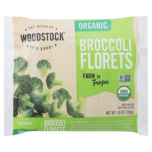 Woodstock Broccoli Florets Organic 12/10 OZ [UNFI #680132] [ebt]