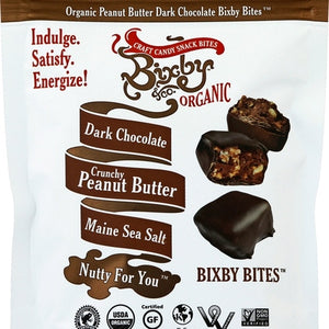 Bixby & Co Snack Bites Organic Craft Candy Bixby Bites Dark Chocolate Nutty For Me 6/4.2 OZ [UNFI #02058550] [ebt]