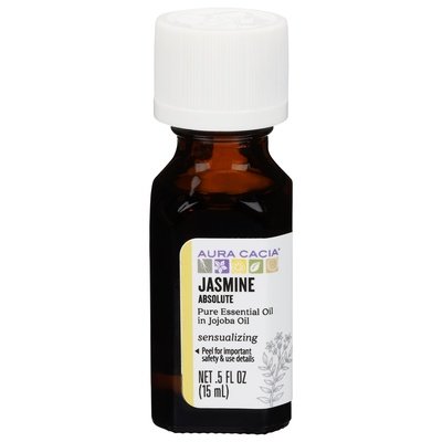 Aura Cacia Pure Essential Oil Jasmine Absolute Sensualizing 1/.5 OZ [UNFI-CARLISLE #548198]